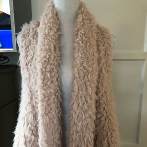 Faux fur vest